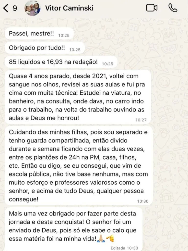 Prova de aprovação 1