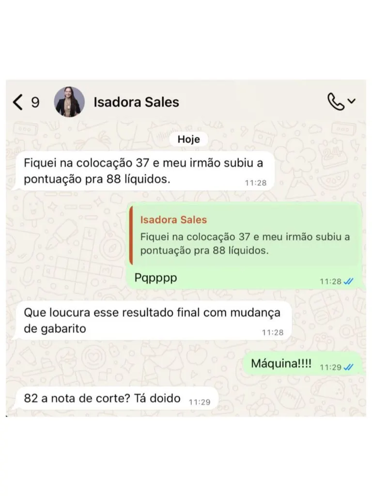 Prova de aprovação 8