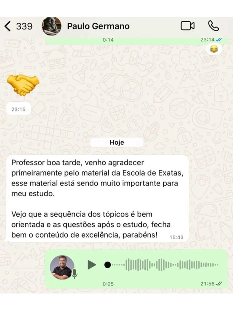 Prova de aprovação 20