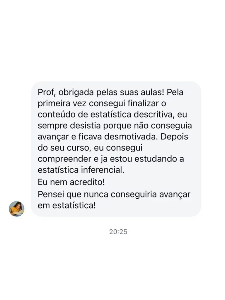 Resultado de aluno 1