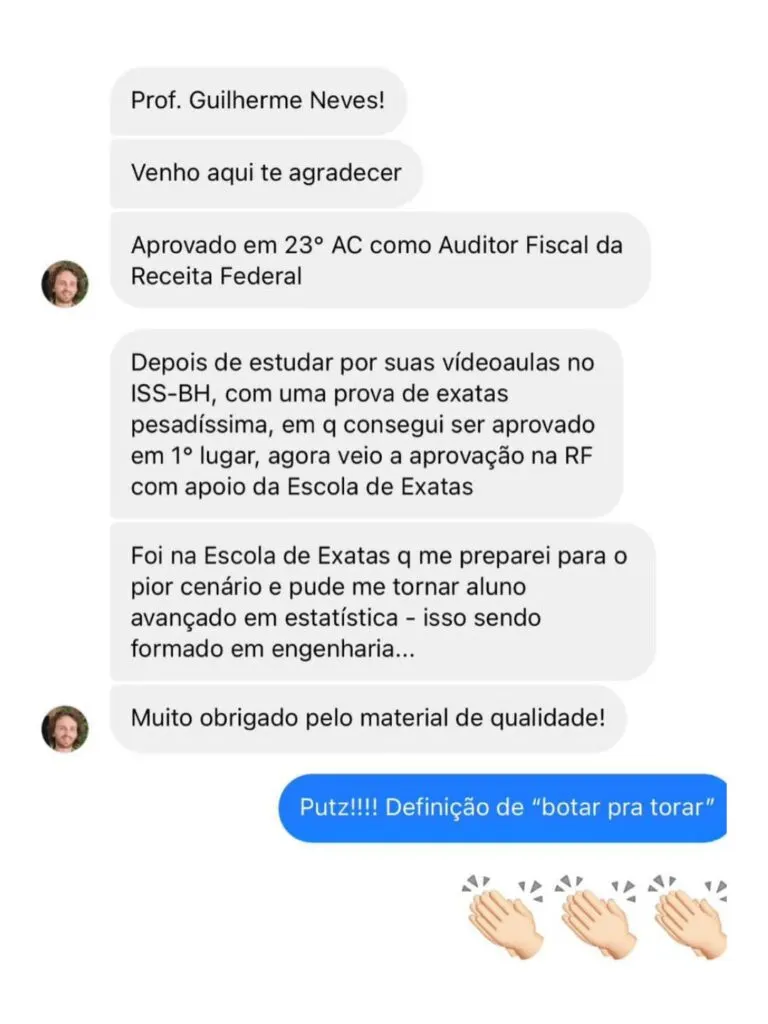 Resultado de aluno 18